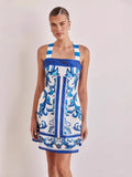 Zingj Summer New Women's Slip Dress Print Slip
