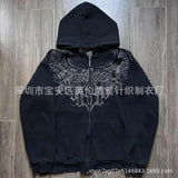 Children's Hooded Jacket 2025 New Cross Hoodie Hoodie Bow Print
