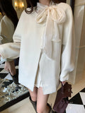 Xixi 2025 Autumn New White Standard Temperament Elegant Thousand Gold Style Long Sleeve Hair And Short Coat