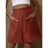 Cotton Linen Bud High Waist Fashion
