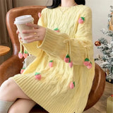 Strawberry Tassel Sweater- Outfit