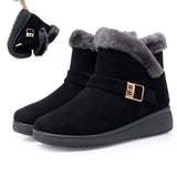 Beijing Cotton Shoes Winter Mother Shoes Plus Velvet Thick To Keep Warm Middle-Aged And Elderly Grandmother Shoes Anti-Slip Flat Bottom Snow Boots