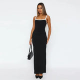 Women's Clothing 2025 Summer New Sexy Bag Hip Sleeveless Slings Hanging Dress