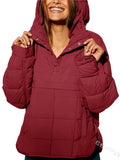 Autumn And Winter New Fashion Loose Long-Sleeved Hooded Cotton Jacket Warm