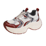 Dad Shoes Women 2025 New Spring And Summer Spring And Autumn Thick Bottom Increase Leisure Sneakers Running Shock-Absence Light Women's