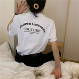 Zingj Schoolgirl Short-Sleeved Jacket Summer 2024 New Korean Edition Loose Versatile Letter Half-Sleeve