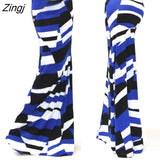 Spring Summer A-Line Elastic High-waist Long Pencil Skirt for Women 2023 Printed Maxi Skirt Faldas Largas Mujer Para