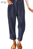 Autumn Casual Corduroy Pants Women's Loose Straight Loose Trousers for Women High Waist Pants New All-match