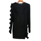 Early Autumn New Star Fashion Personality Asymmetric Hollow Bow