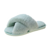 Women's Winter Indoor Cute Korean Version Of Futair Personality With Woolen Cotton Home Dormitory Hairy