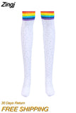 Glitter Over Knee Long Boot Fashion Women's Rhinestones Socks Sexy Thigh High Knee Socks Long Stockings
