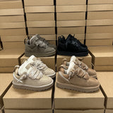 Sanpo Fur Snow Boots 2025 Autumn And Winter With A Foot Pedal Anti-Slip Warm Sports Leisure Cotton
