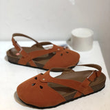 Summer And Autumn New Style Fashion Large Code Simple Big Woman Hollow Flat