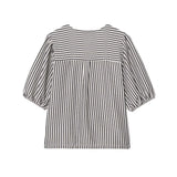 Spring New Women's Street Fashion Cotton Bow Tie With Striped Hoodie