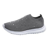Spring And Autumn New Fashion Leisure Water Drilling Flying Women's Sports Style Casual Women's Single