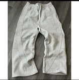 Trousers Direct Hooded Trousers Striped Plus Velvet Sweatpants