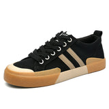 Autumn New Men's Shoes Korean Version Of The Small Design Casual Men's Canvas Shoes Low-Top Lace Flat Plate Shoes Men's Men's