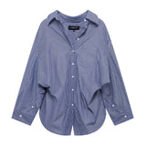 Striped Shirt Tops Casual Shorts Set 2025458 6929435