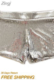 Women Sequin Shorts Slim Fit Casual Elastic Shiny Sequins Summer Skinny Glitter Shorts Nightclub Streetwear
