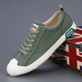 Men's Shoes In The Autumn Of 2025 New Trendy Shoes Men's Low Help Canvas Shoes Korean Version Of The Trend Of Leisure Shoes Breathable