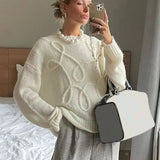 Knit Swirl Sweater-Outfit