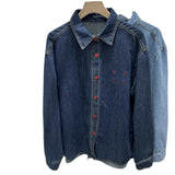 Embroidered Cowboy Shirt 2025 Spring/Winter Mid-Autumn Relaxed Casual Design New Hundred Shirt