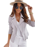 Fashion Solid Color Slim Zipper