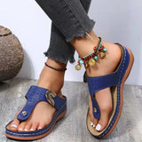 Women's Large Code 2025 Spring And Summer New Fashion Heel Clippings Wearing Beach Slippers Women's