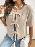 Spring/Summer In Women's Wear With Long-Sleeved Knitted