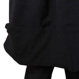 The Autumn Of 2025, The New Korean Version Of The Women's Large-Size Loose Leisure Folds And Irregular Pocket Collar Long-Sleeved