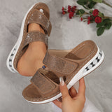 And Slippers Women's 2025 New Summer Thick-Soled Leisure Cool Drag Large-Size Shoes Leisure