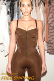 Summer Sexy Y2K Clothes Sleeveless Backless Bodycon Skinny Jumpsuits For Women 2023 Sporty Streetwear Club Romper
