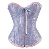 Zipper Jaclace Guard Waist-Beed Court Bouquet Close Abdomen Chest