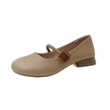 Mary Jane Shoes Soft Soles Of Shallow Single Shoes Spring New Small Fragrant Wind With Soft Soles Do Not Tired Women