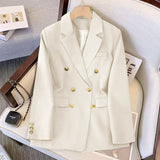 Zingj Spring Autumn New Suit Jacket Korean Version Straight Tube Casual Loose Fashion Temperament Show Thin Suit