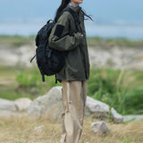 Zingj Spring And Autumn Winter Overalls Hooded Function Trend Brand Thin Coat Jacket