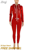 Autumn Sporty Women's Set Hooded Sweatshirt Jogger Pants Set Activewear Tracksuit Two Piece Set Print Fitness