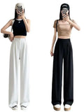 Suit Pants Hanging Woman Summer Small High-Grade Ice Silk Impenetrable Narrow Version Of Casual Straight