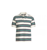 Retro Sexy Hottie Style Striped Short-Sleeved Polo Collar