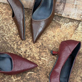 Pointed Sexy Leopard Temperament Fine Heel High Heels 2025 Autumn And Winter New Commuting Shallow Single