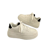 Hong Kong Style Design Retro Thick-Soled Shoes Children's New Chic Original Small White Shoes Casual Bread
