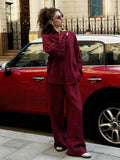 Shirt Trousers Set 2025 Spring And Summer New Loose Long-Sleeved Shirt Casual Two-Piece