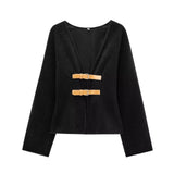 Women's ZA Autumn And Winter New Triptling With Soft