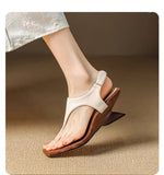 Sandals Women 2025 New Summer Wear High-Heeled Roman Shoes Niche Casual Sandals