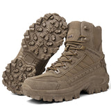 Seasons Military Boots Special Forces Climbing Boots Outdoor Waterproof High-Top Desert Boots Tactical Boots Large Size Military Shoes Men's