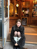 Urchin Toka Fur Coat Teddy Curly Wool Coat Warm Royal Sister