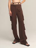 Sexy V Waist Simple Loose Comfortable Trousers Slimming Casual Small