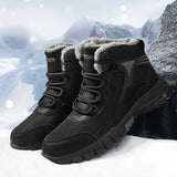 Hiking Large Snow Boots Men Plus Thick Sneakers Waterproof Cold To Keep Warm High-Tight Cotton Boots