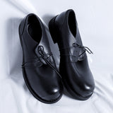 Zingj Spring And Autumn Business Casual Leather Shoes Male Soft Leather British Overalls Big Head Handmade Single Shoes