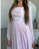 Spring Women's Dress Style Folded Temperament High-Waisted Skirt